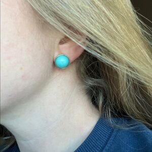 Elegant Turquoise Stud Earrings